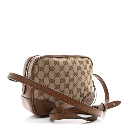 Gucci Monogram Mini Bree Messenger Bag Beige Tabacco 3 of 10