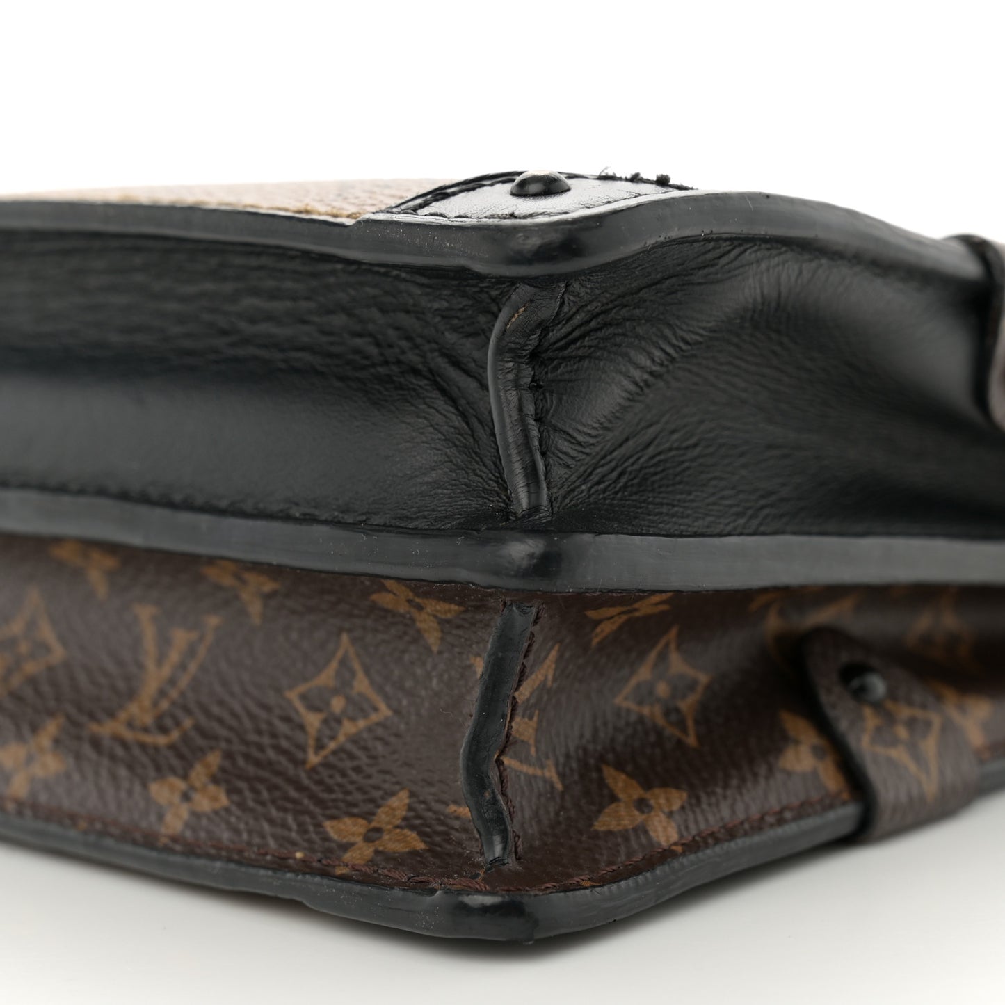 Reverse Monogram Trunk Clutch