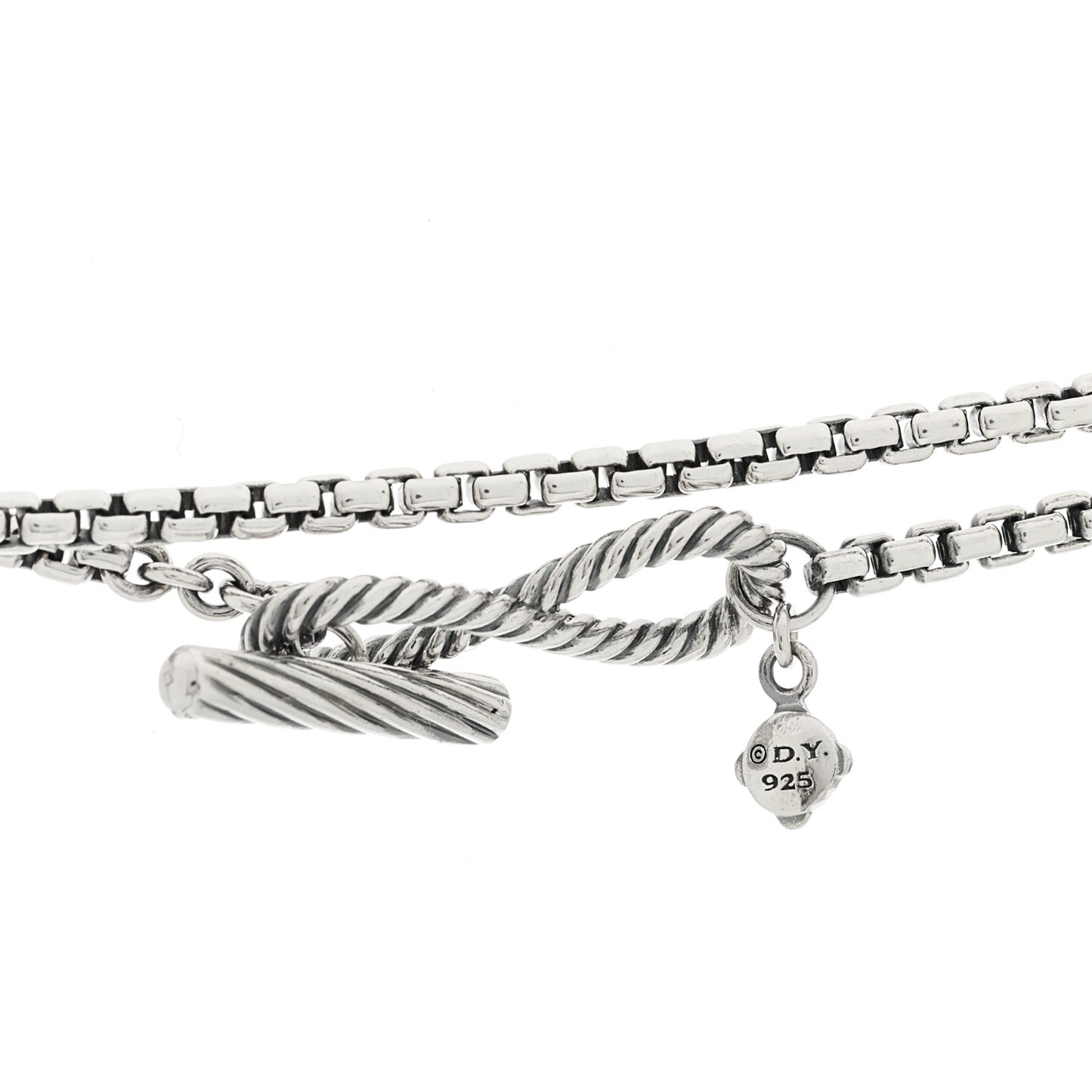 Sterling Silver Citrine Infinity Necklace