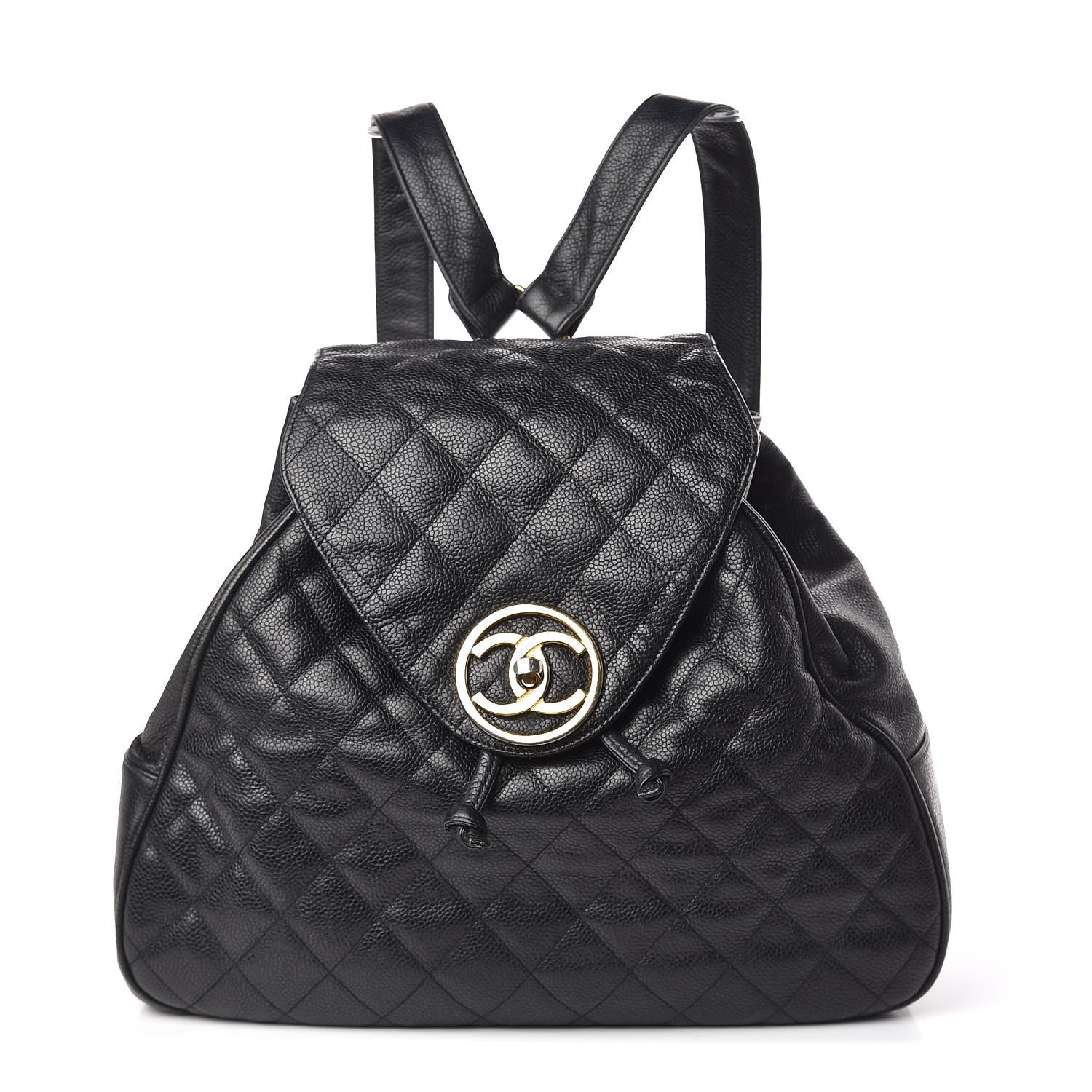 Chanel Caviar Quilted CC Backpack Black 1 of 15