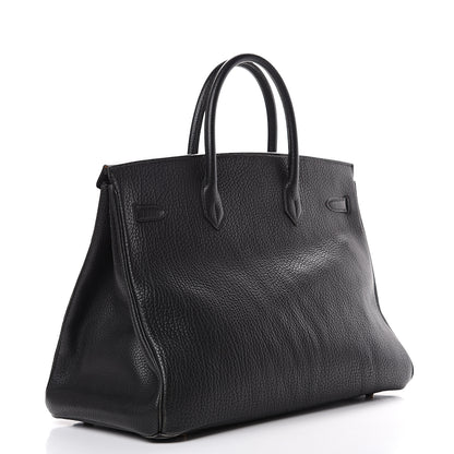 Hermes Fjord Birkin 40 Black 2 of 23