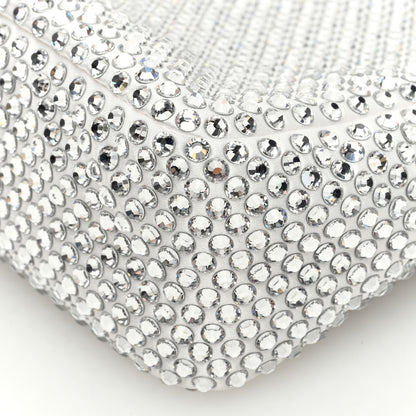 Prada Satin Crystal Mini Re-Edition 2000 Bag White 9 of 9