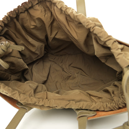 Bottega Veneta French Calfskin Shell Bag Taupe 5 of 9