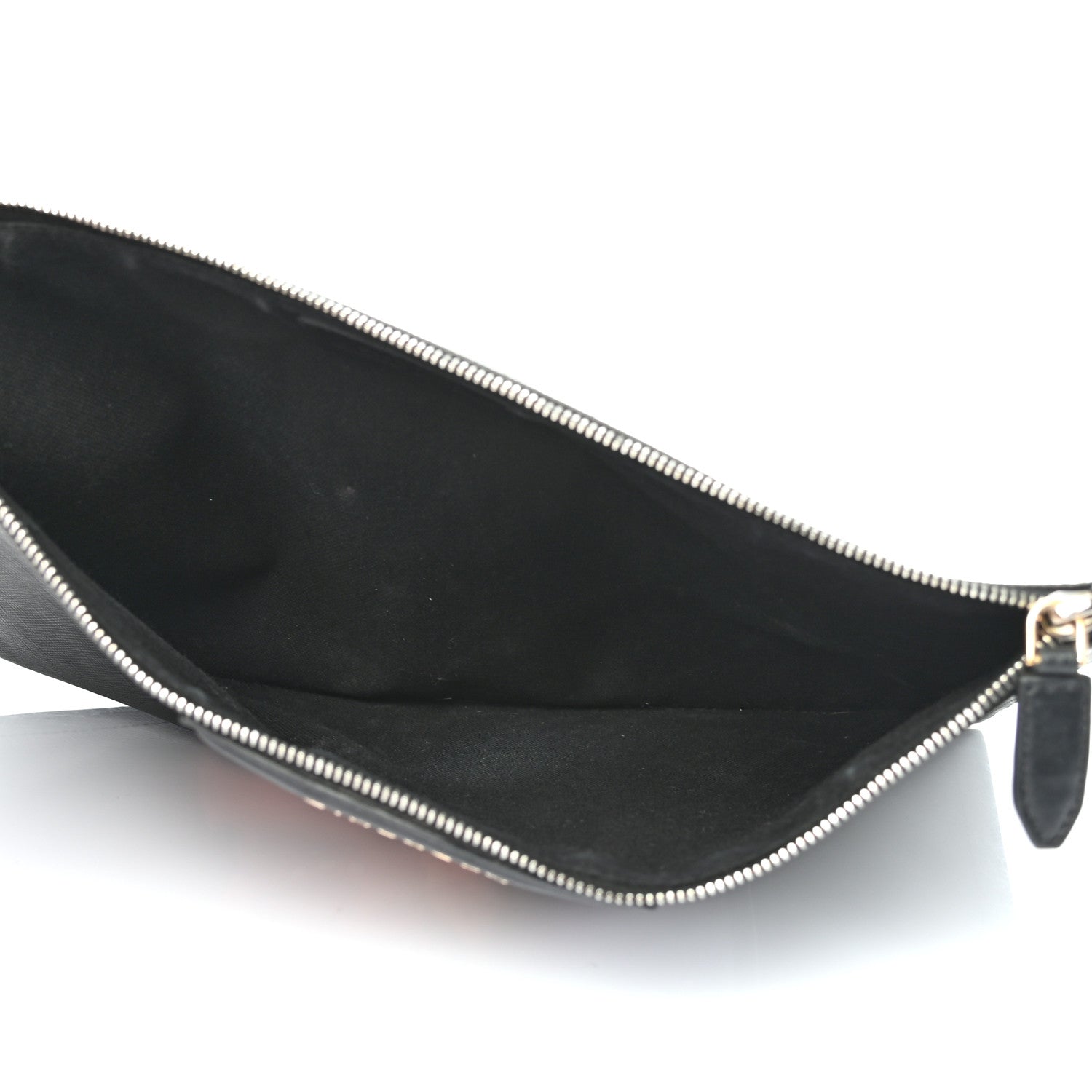 Givenchy Textured Coated Canvas Bambi Print Medium Cosmetic Pouch Black 5 of 8