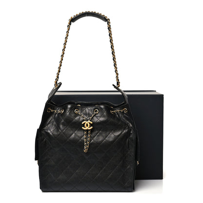 Chanel Caviar Quilted Medium Chanel 25 Handbag Black 11 of 11