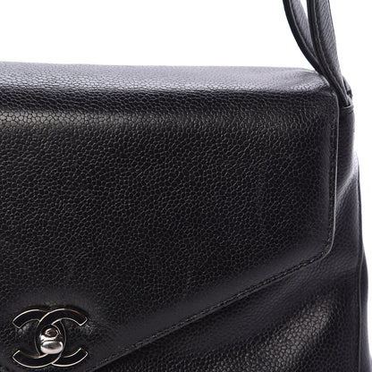 Chanel Caviar Flap Shoulder Bag Black 11 of 17