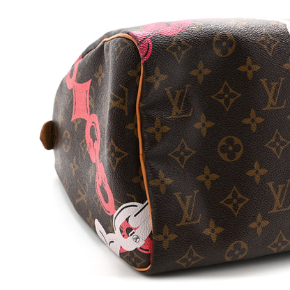 Louis Vuitton Monogram Bay Speedy 30 Rose Ballerine Poppy 9 of 10