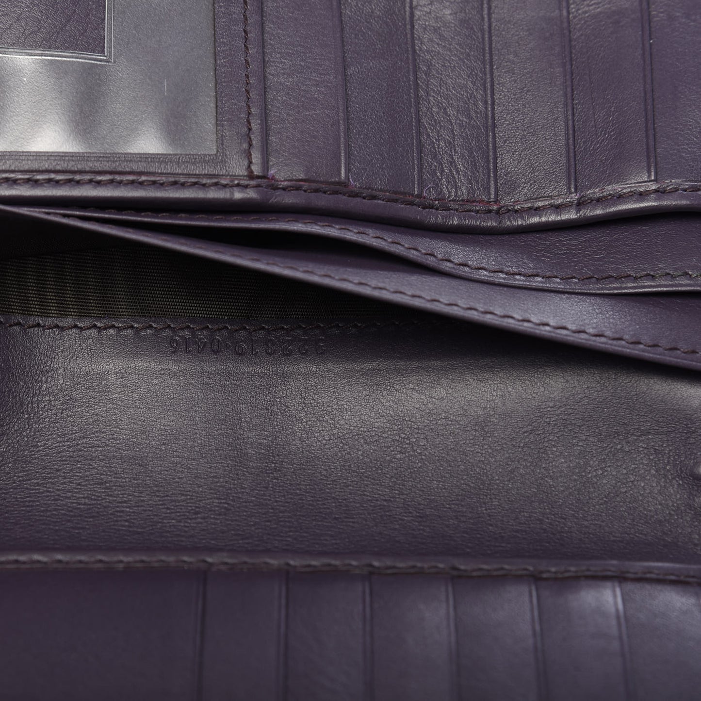 Microguccissima Zippy Wallet Purple