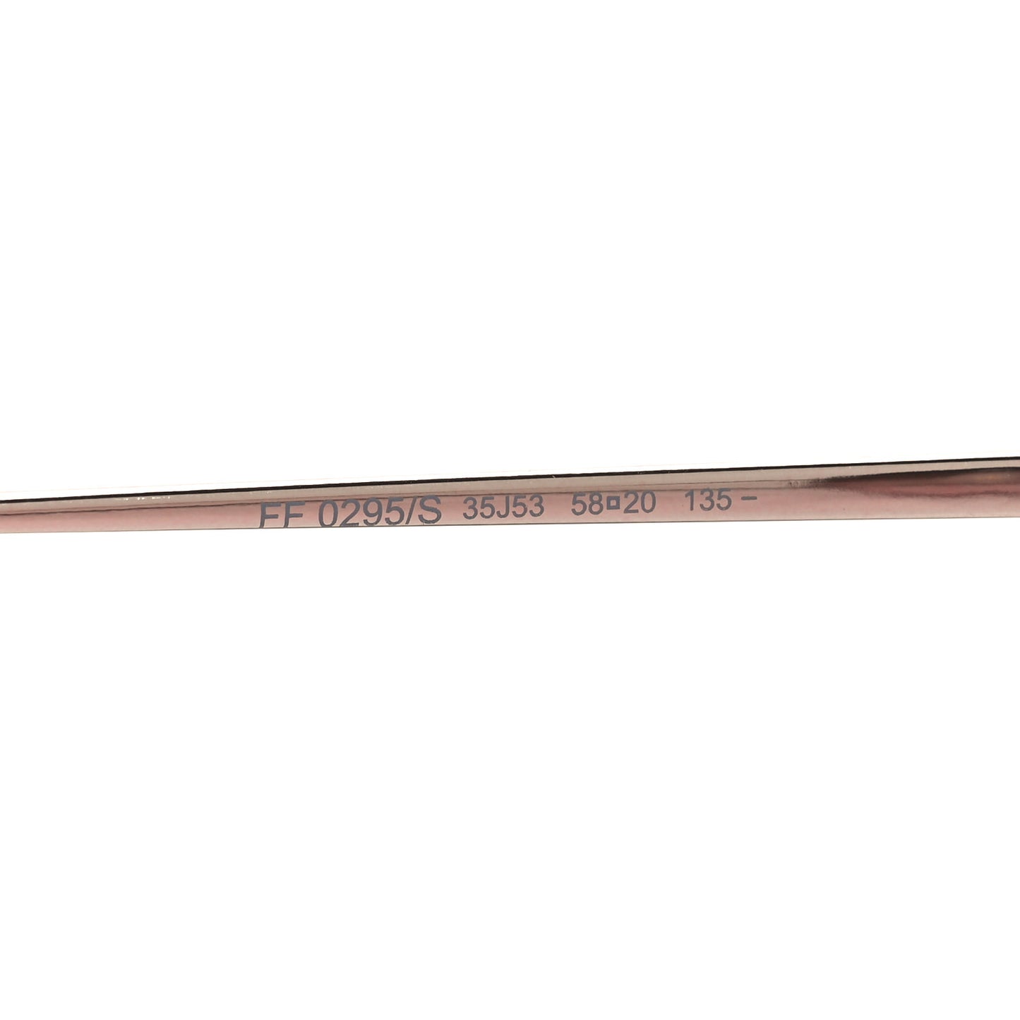 Metal Dots Round Sunglasses FF 0259/S Rose Gold