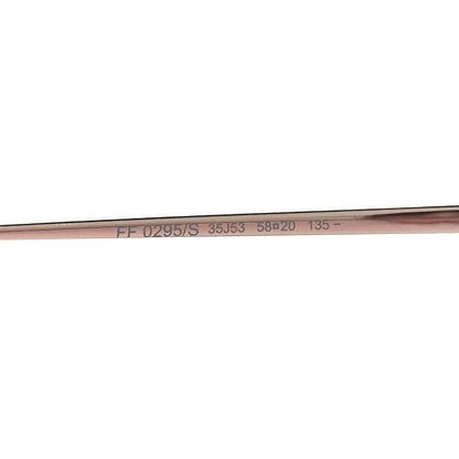 Fendi Metal Dots Round Sunglasses FF 0259/S Rose Gold 6 of 6