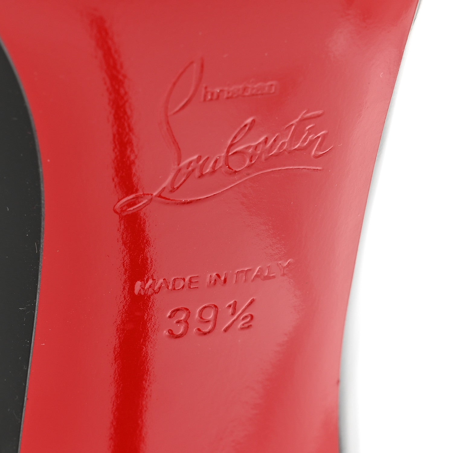 Christian Louboutin Patent Pigalle Follies 100 Pumps 39.5 Black 7 of 8