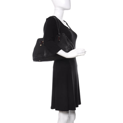Gucci Calfskin Medium Princy Tote Black 2 of 12