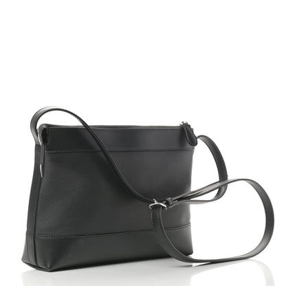 Balenciaga Calfskin Logo Shouder Bag Black 3 of 12