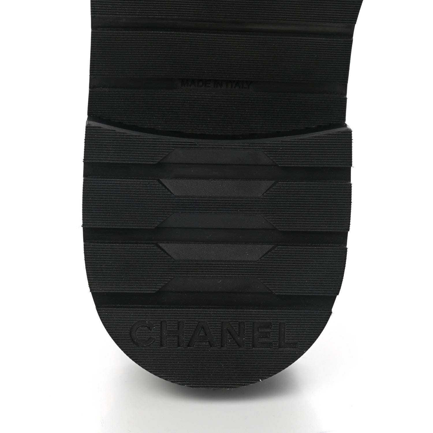 Chanel Shiny Lambskin Quilted Lace Up Combat Boots 38 Black 6 of 8