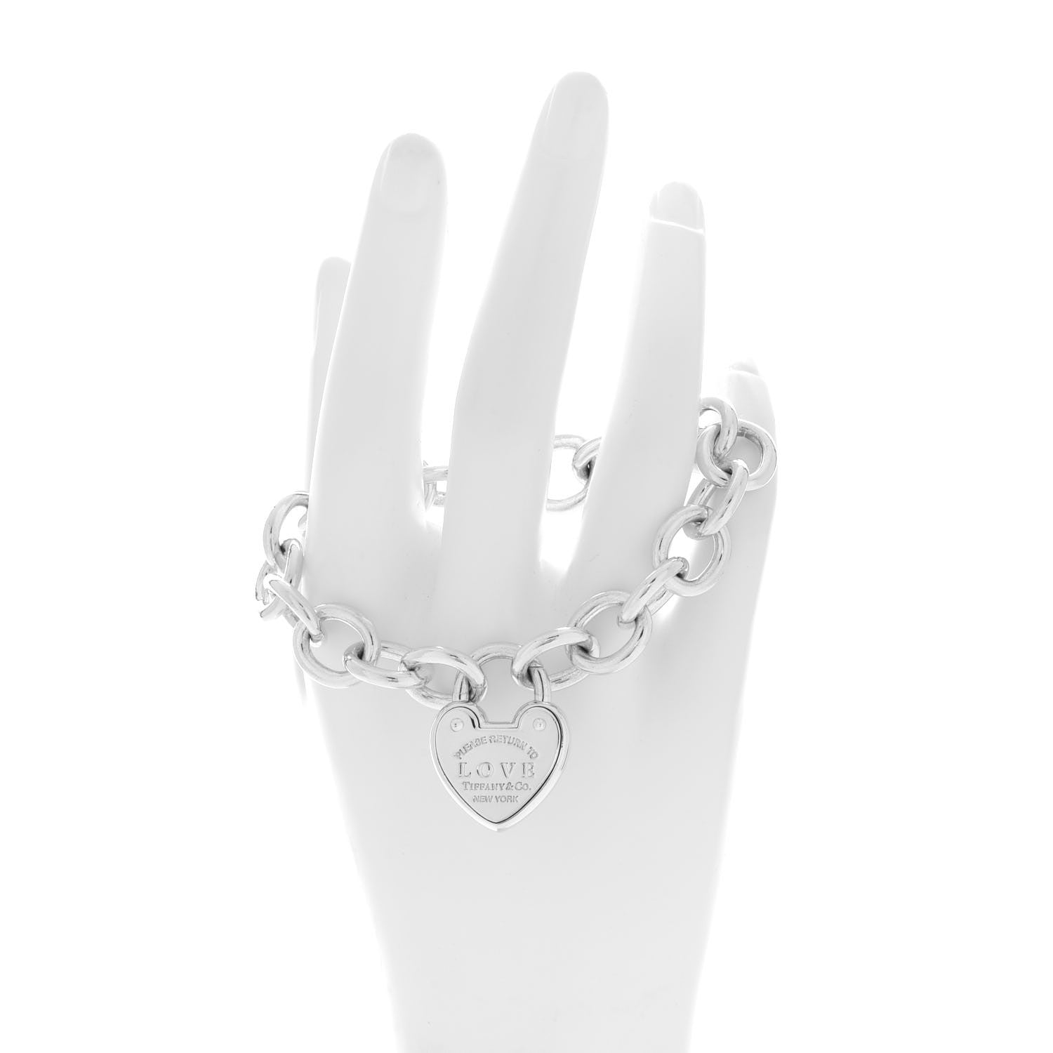 Tiffany Sterling Silver Return to Tiffany Love Lock Bracelet 2 of 6