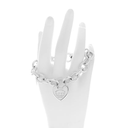 Tiffany Sterling Silver Return to Tiffany Love Lock Bracelet 2 of 6