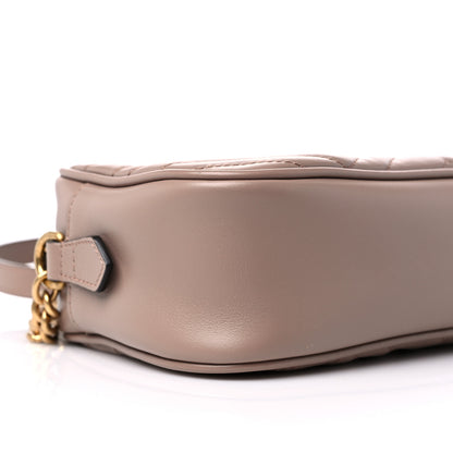 Gucci Calfskin Matelasse Small GG Marmont Chain Shoulder Bag Porcelain Rose 8 of 10