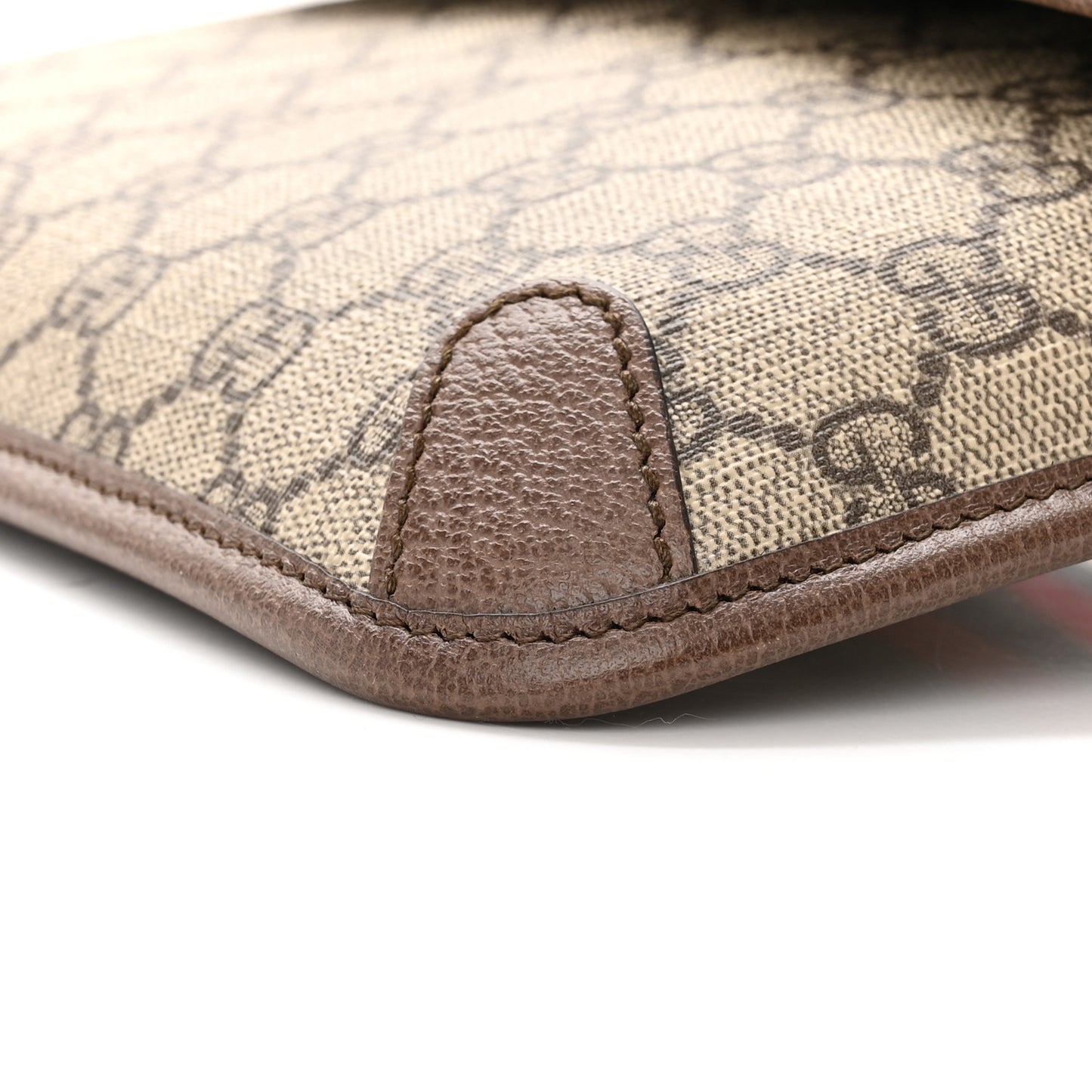 GG Supreme Monogram Neo Vintage Web Belt Bag Brown