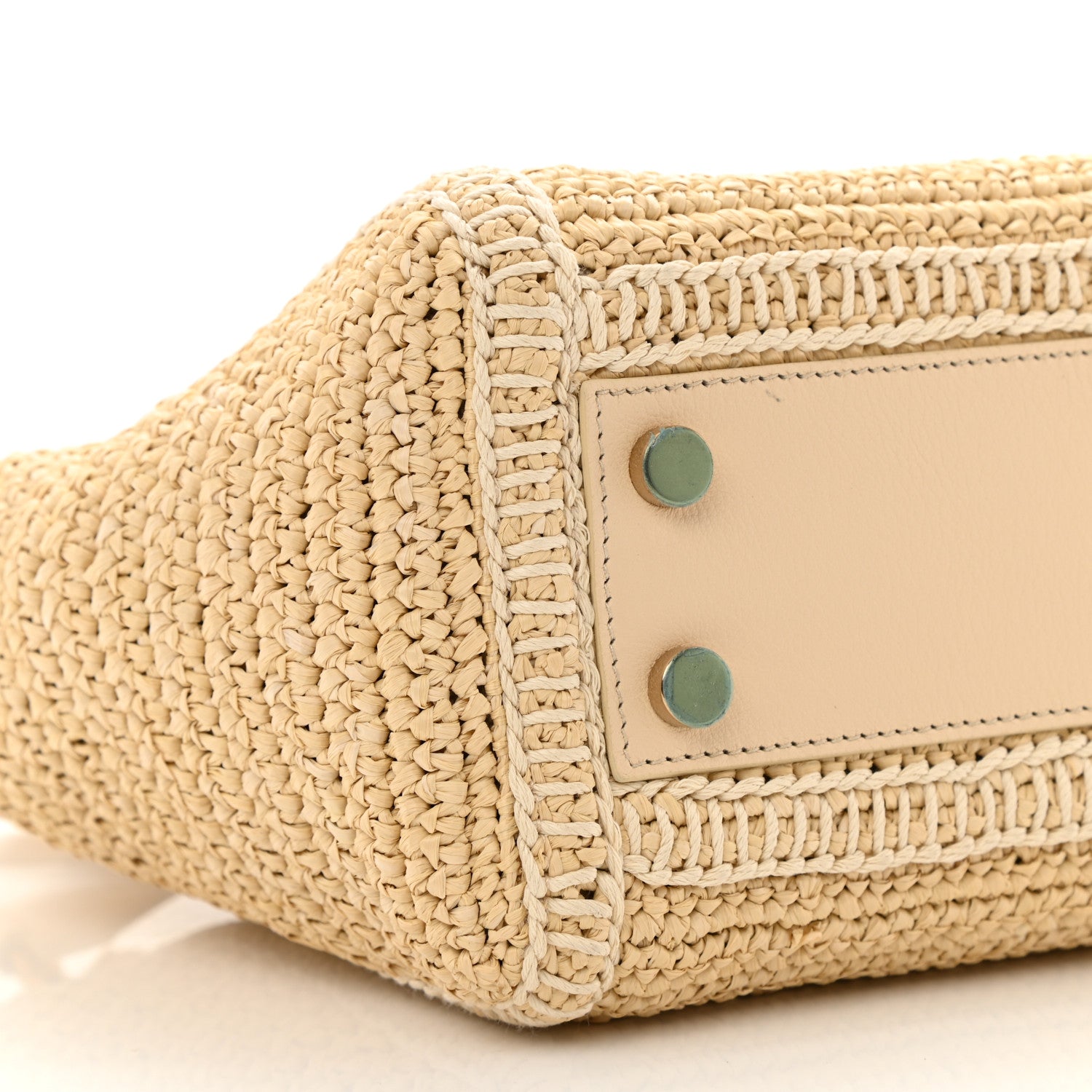 Saint Laurent Raffia Baby Monogram Downtown Cabas Naturale 9 of 12