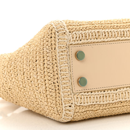 Saint Laurent Raffia Baby Monogram Downtown Cabas Naturale 9 of 12