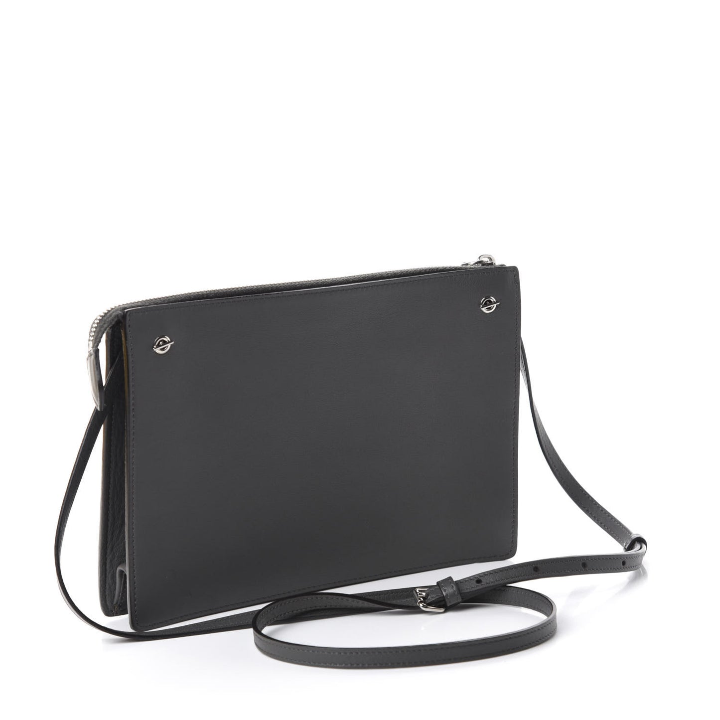 Vitello Dolce Studded Mini 2Jours Pouch Black Multicolor