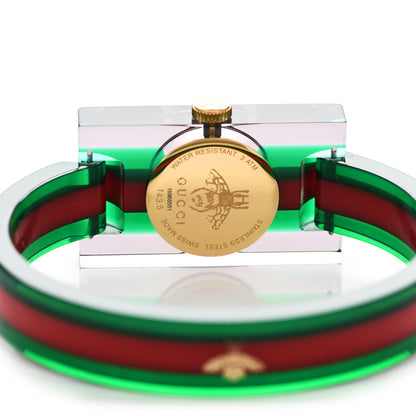 Gucci Stainless Steel Plexiglass 24mm Quartz Watch 4 of 5