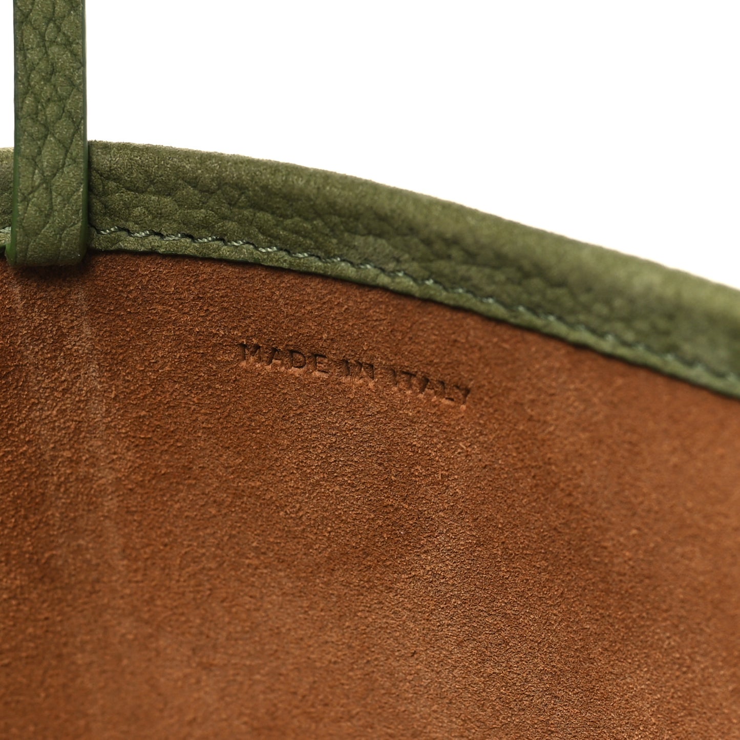 Nubuck Small N/S Park Tote Gazon