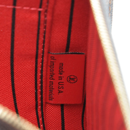 Louis Vuitton Damier Ebene Neverfull MM GM Pochette 7 of 10