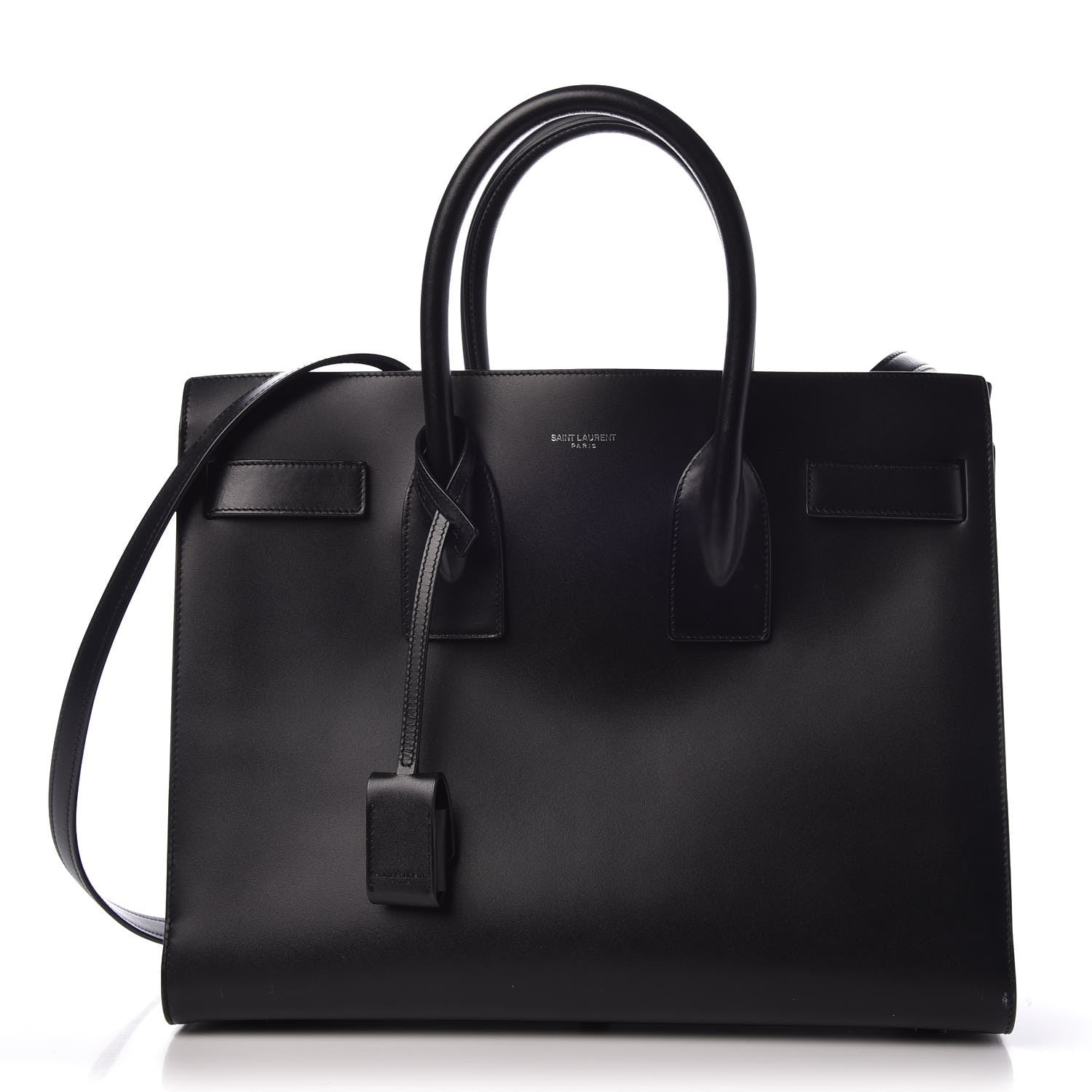 Saint Laurent Smooth Calfskin Small Sac De Jour Black 1 of 10