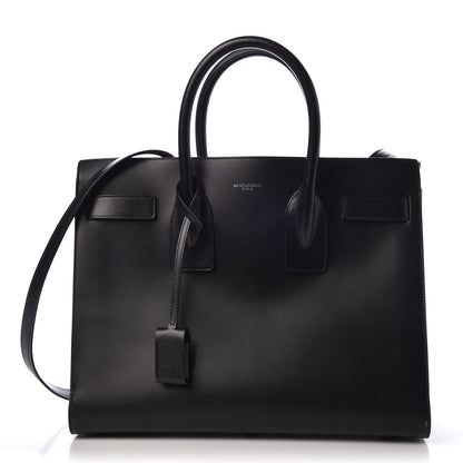Saint Laurent Smooth Calfskin Small Sac De Jour Black 1 of 10