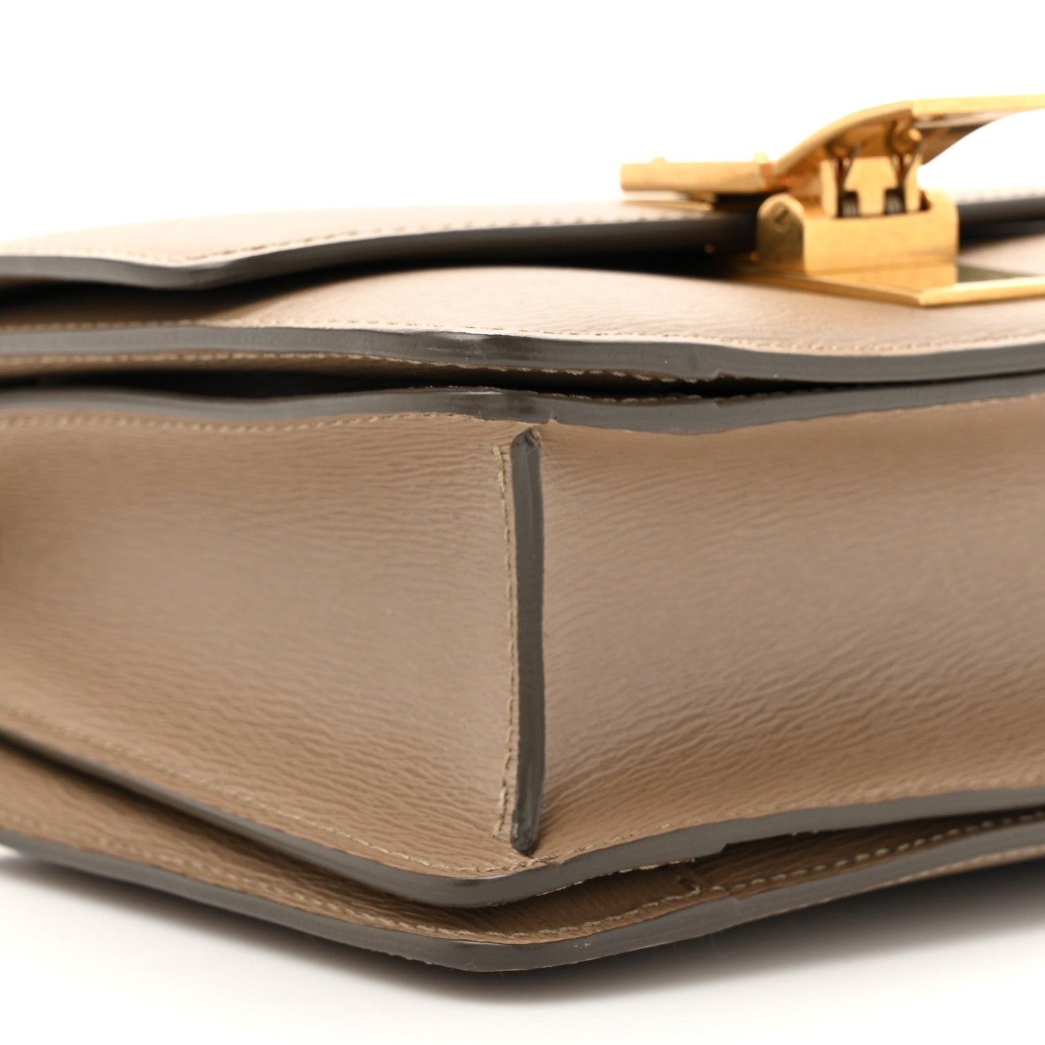 Celine Liege Calfskin Small Classic Box Flap Bag Taupe 10 of 14