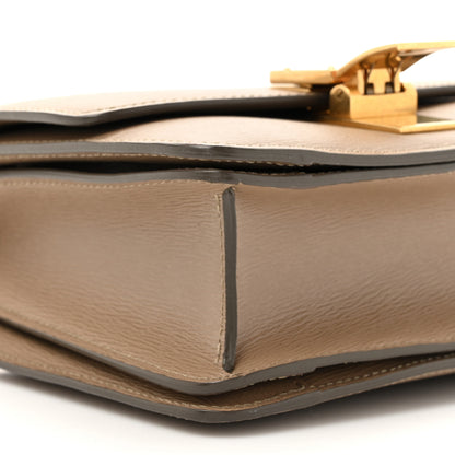 Celine Liege Calfskin Small Classic Box Flap Bag Taupe 10 of 14