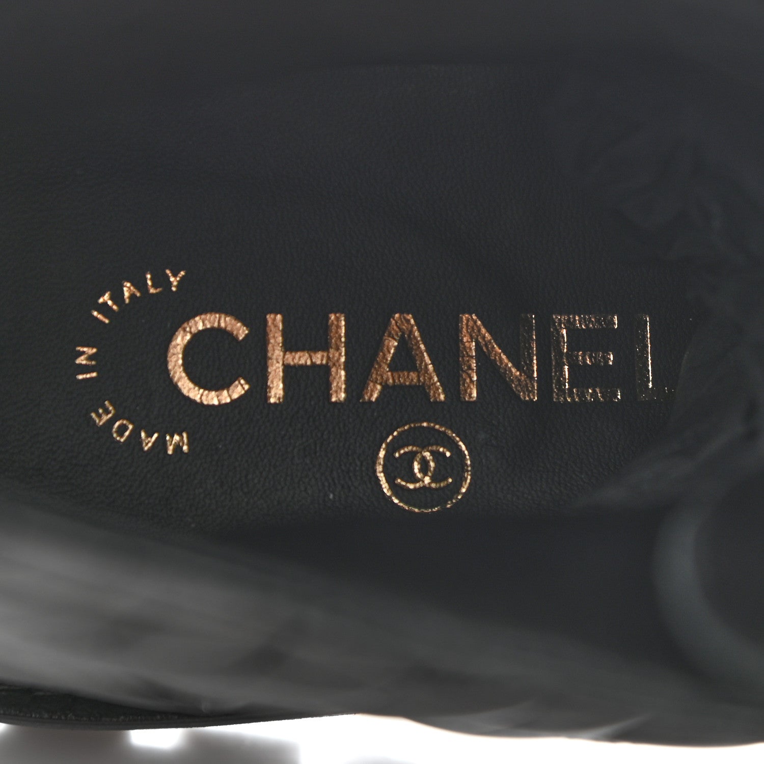 Chanel Shiny Lambskin Quilted Lace Up Combat Boots 38 Black 8 of 9