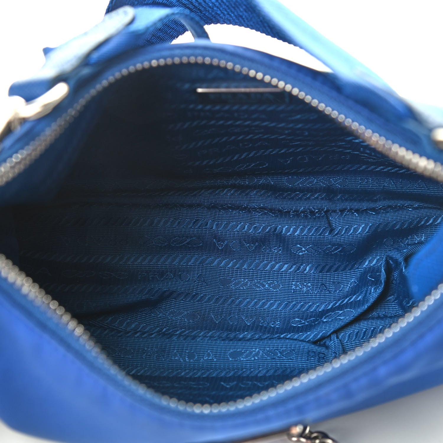 Prada Nylon Re-Edition 2005 Shoulder Bag Indaco 5 of 9