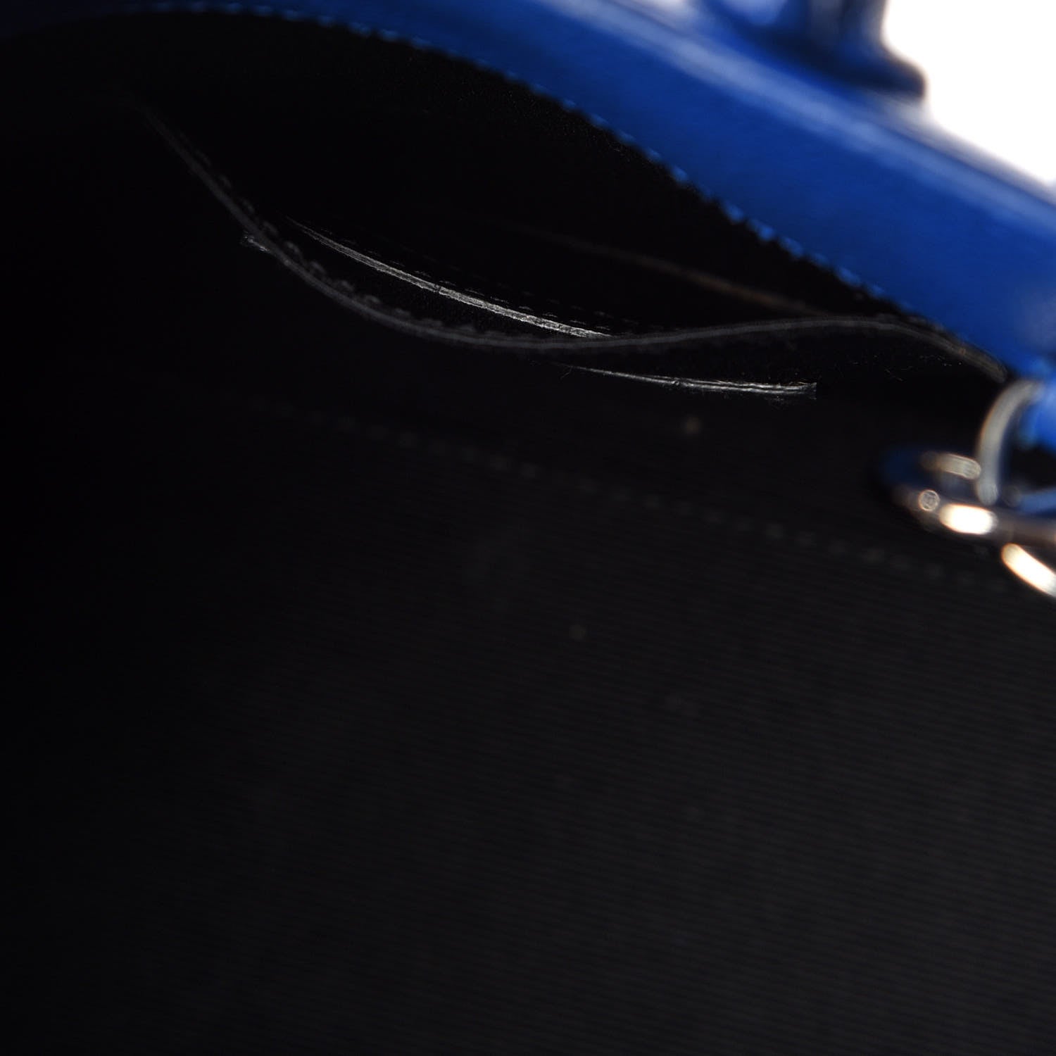 Saint Laurent Grained Calfskin Nano Sac De Jour Royal Blue 6 of 9