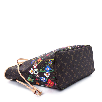 Louis Vuitton LV X TM Monogram Flowers Neverfull MM 5 of 10