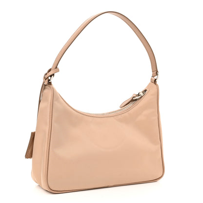 Prada Re-Nylon Saffiano Mini Re-Edition 2005 Bag Deserto 3 of 9