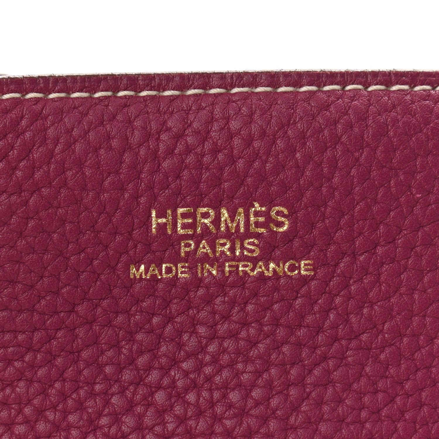 Hermes Taurillon Clemence Double Sens 45 Reversible Tote Marron D'Inde Tosca 8 of 15