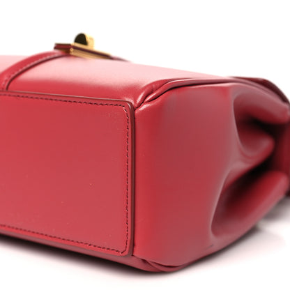 Celine Satinated Calfskin Mini 16 Top Handle Bag Raspberry 11 of 12