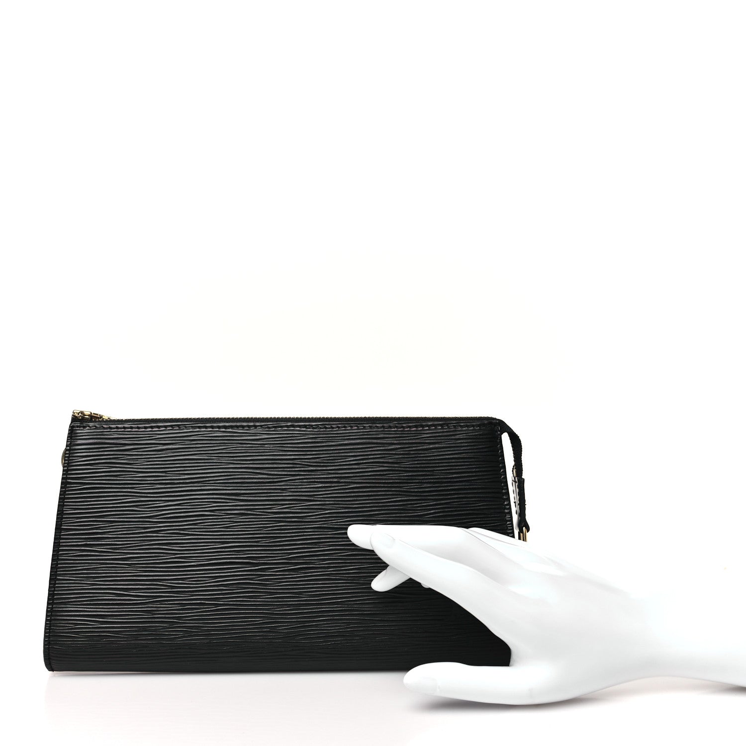 Louis Vuitton Epi Pochette Accessories 24 Black 2 of 9