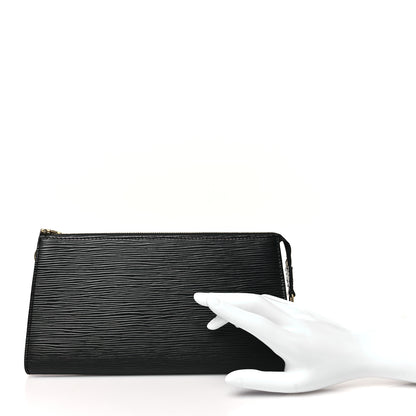 Louis Vuitton Epi Pochette Accessories 24 Black 2 of 9