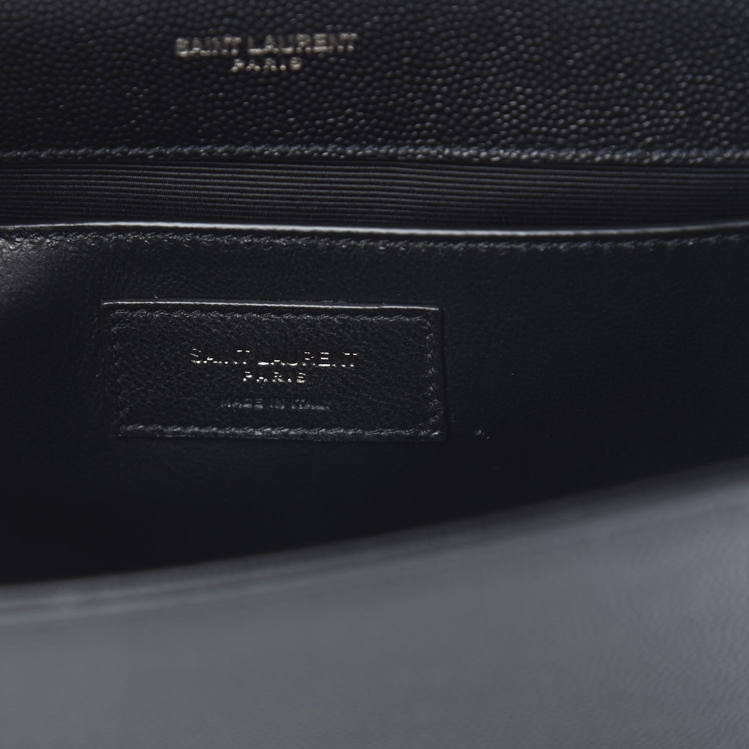 Saint Laurent Grain De Poudre Small Monogram Kate Satchel Black 6 of 11