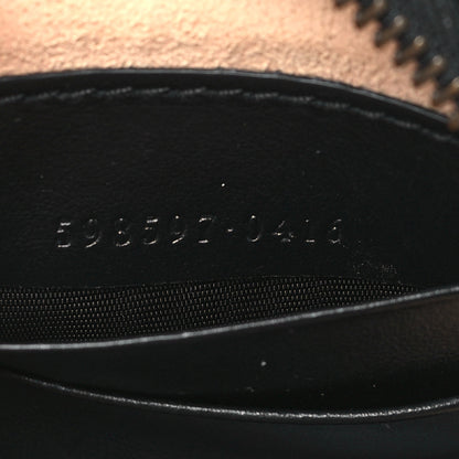 Gucci Calfskin Matelasse Mini GG Marmont Crossbody Bag Black 7 of 9