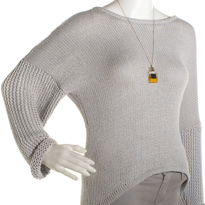 Chanel N°5 Perfume CC Necklace Gold 2 of 3