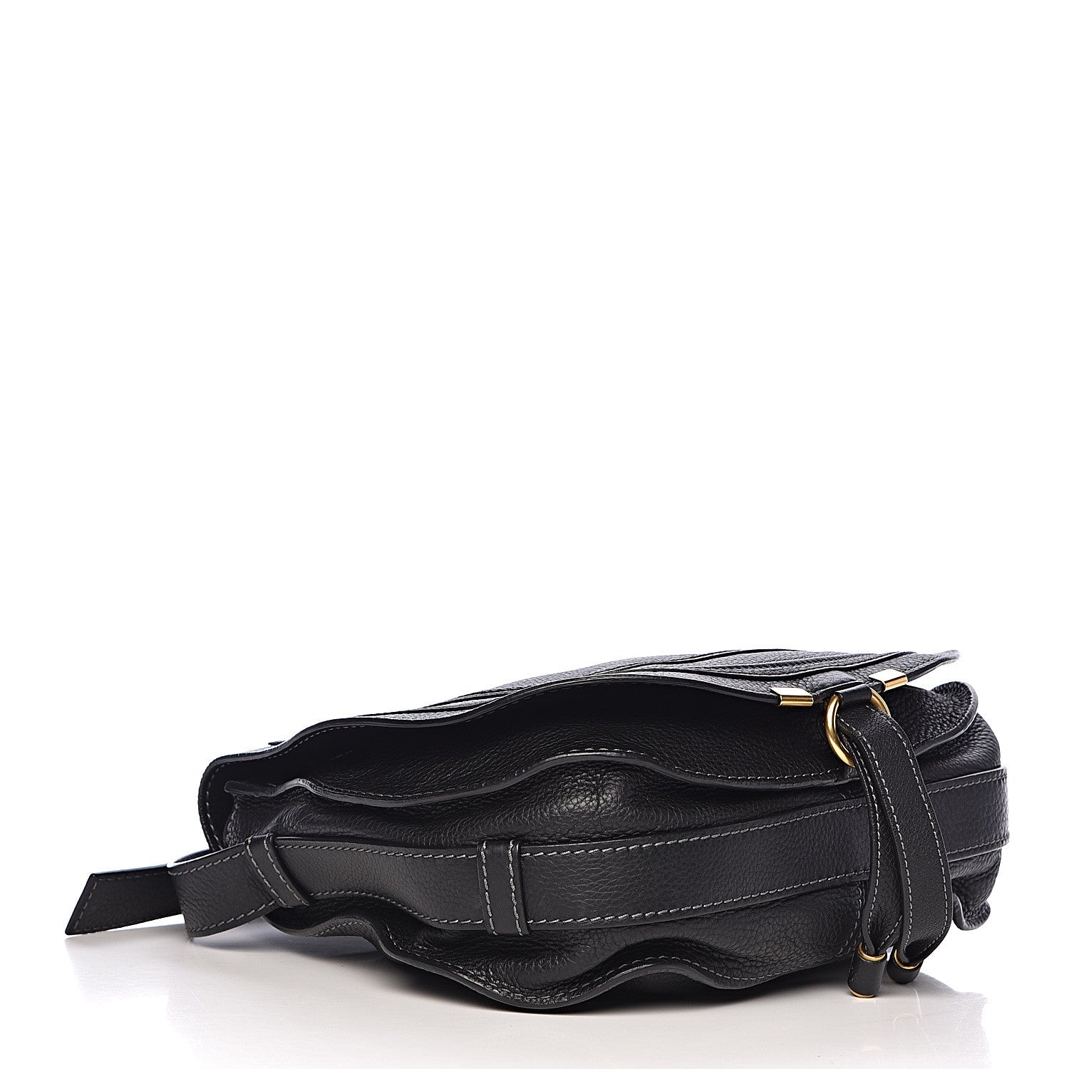 Chloe Calfskin Medium Marcie Round Crossbody Bag Black 4 of 10