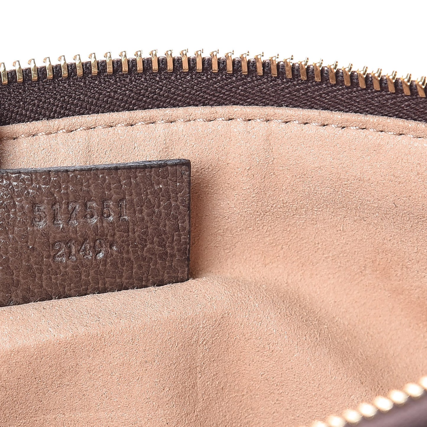 GG Supreme Monogram Large Ophidia Pouch Clutch Brown