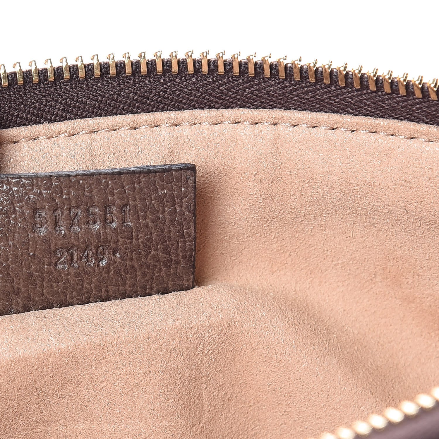 Gucci GG Supreme Monogram Large Ophidia Pouch Clutch Brown 7 of 8