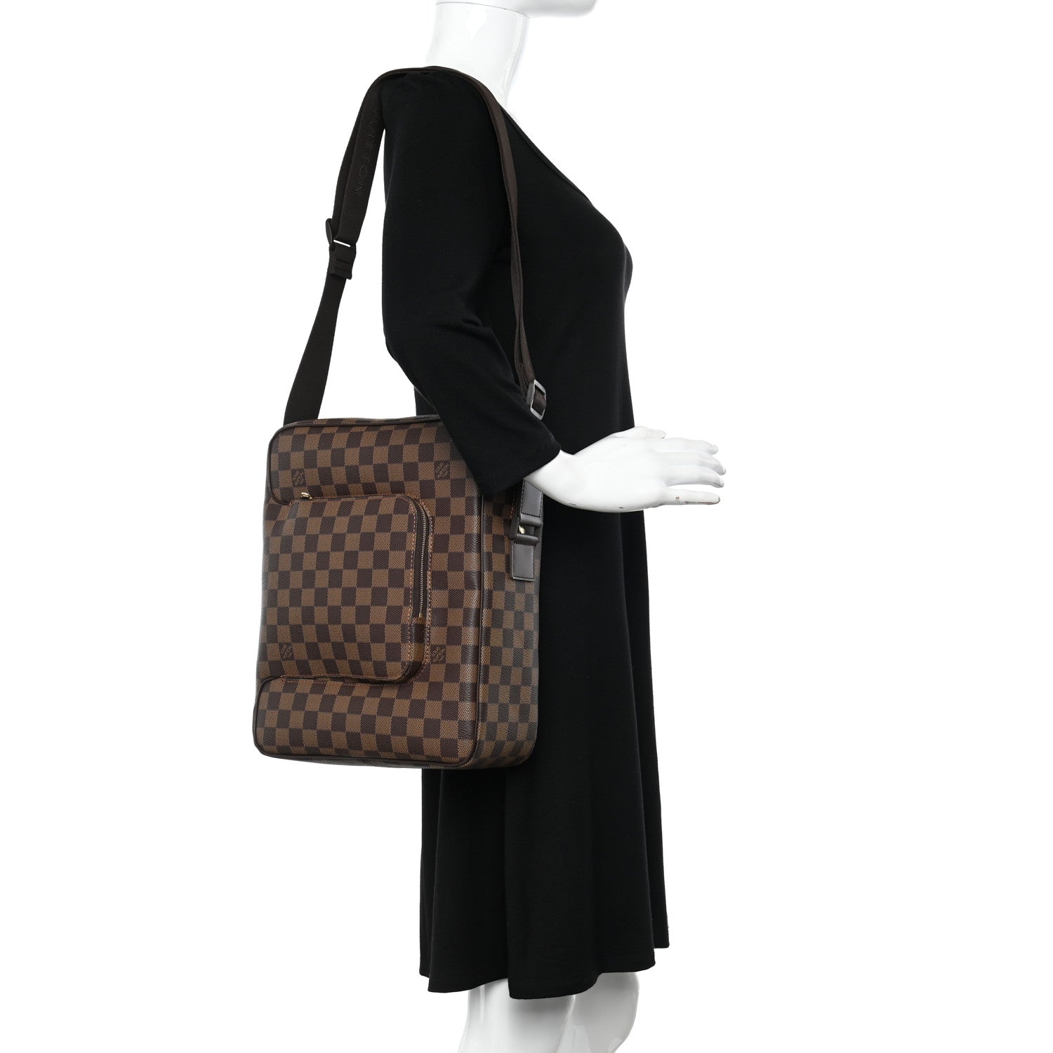 Louis Vuitton Damier Ebene Olav MM Messenger Bag 2 of 11