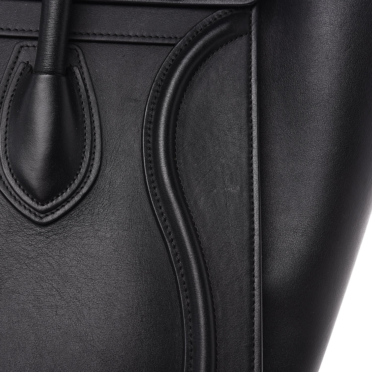Celine Smooth Calfskin Micro Luggage Black 14 of 16