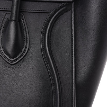Celine Smooth Calfskin Micro Luggage Black 14 of 16